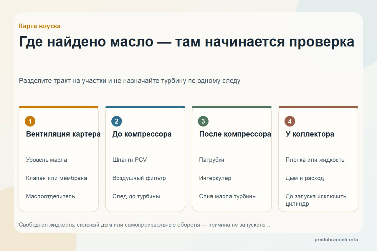 Масло во впускном коллекторе: норма или признак неисправности
