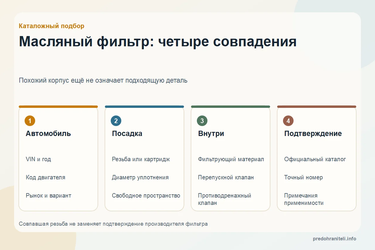 Как выбрать масляный фильтр: размеры, клапаны и применимость