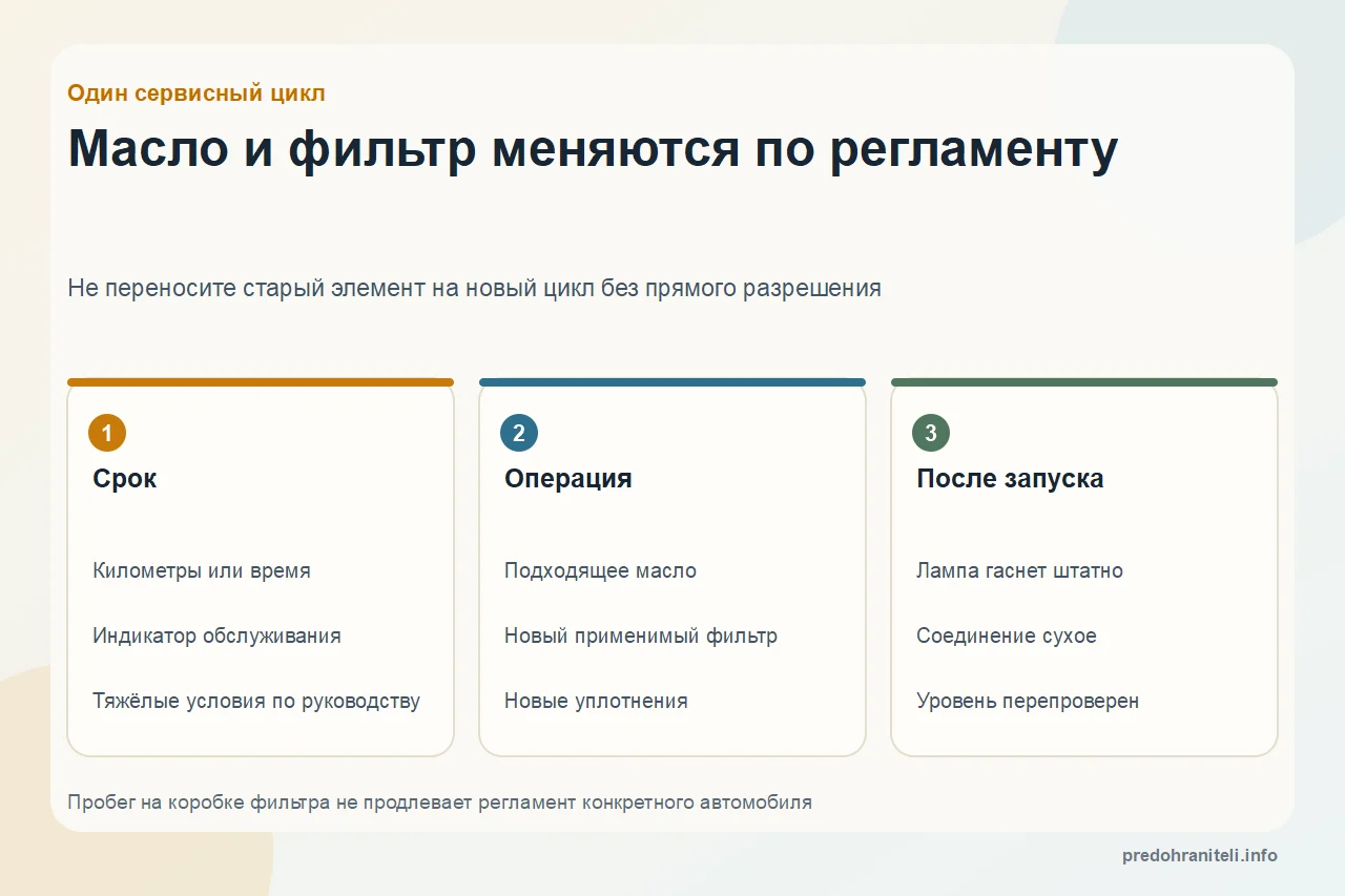 Когда менять масляный фильтр и можно ли оставить старый