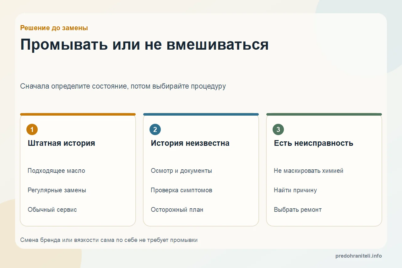 Нужно ли промывать двигатель при замене масла