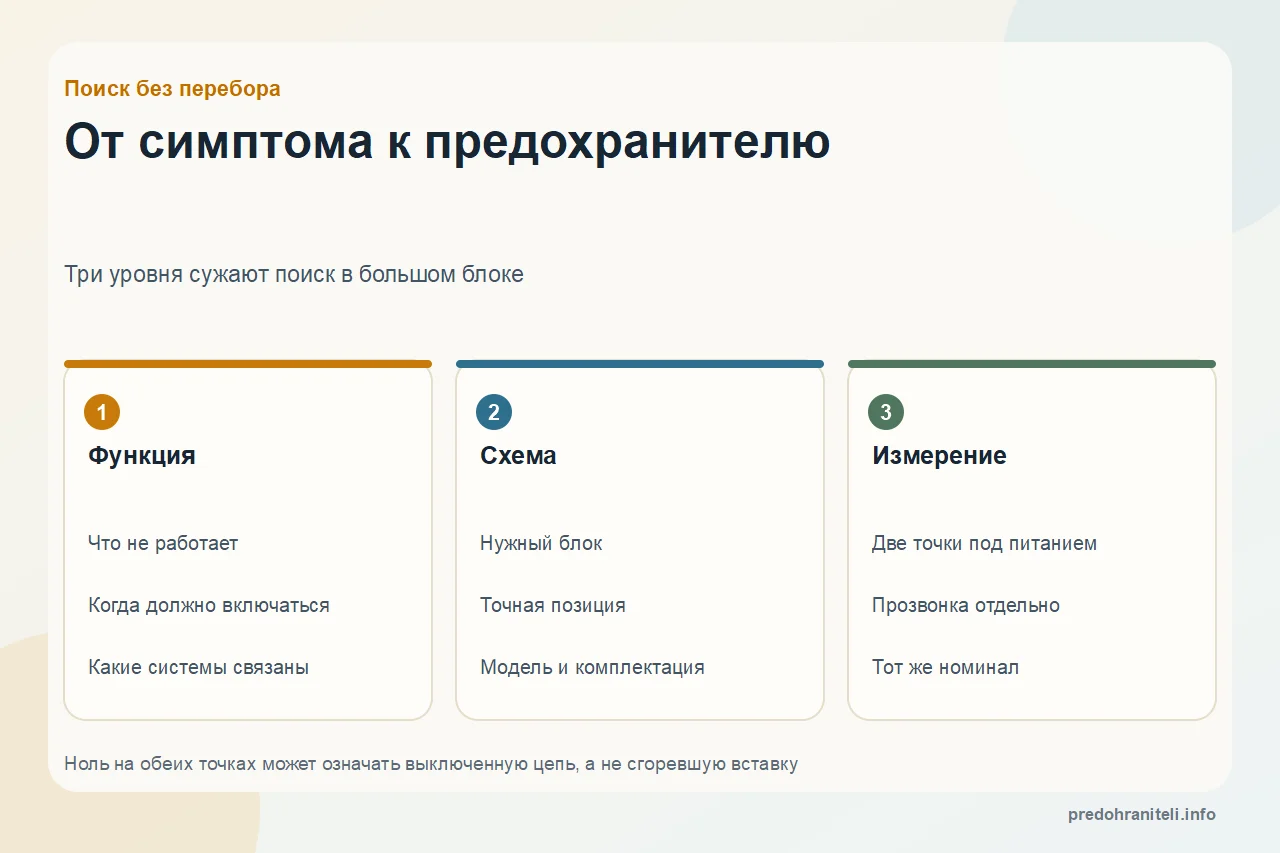 Как найти сгоревший предохранитель в автомобиле