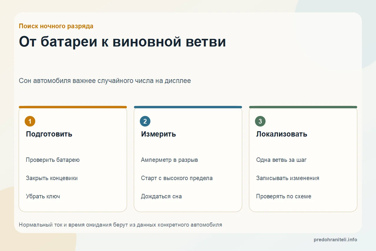 Утечка тока в автомобиле: как найти цепь разряда аккумулятора