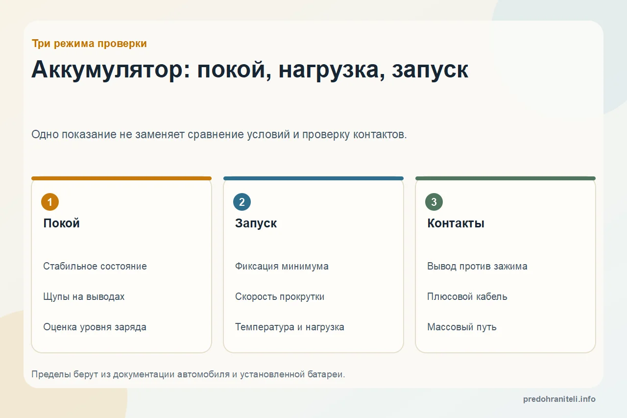 Как проверить аккумулятор мультиметром: напряжение и просадка