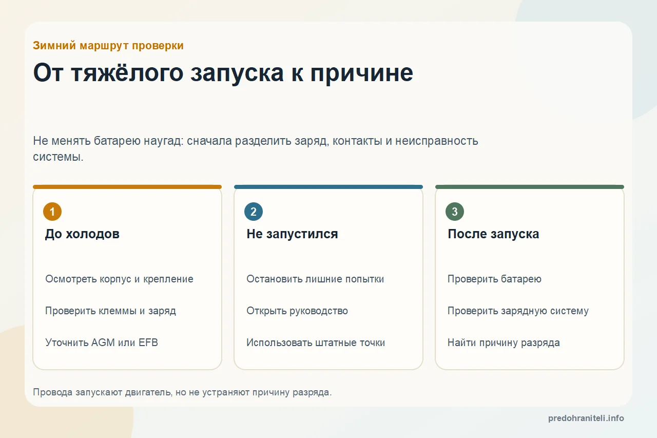 От тяжёлого запуска к причине