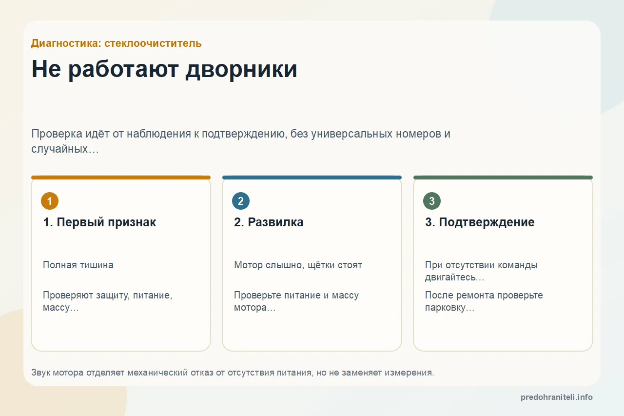 Не работают дворники