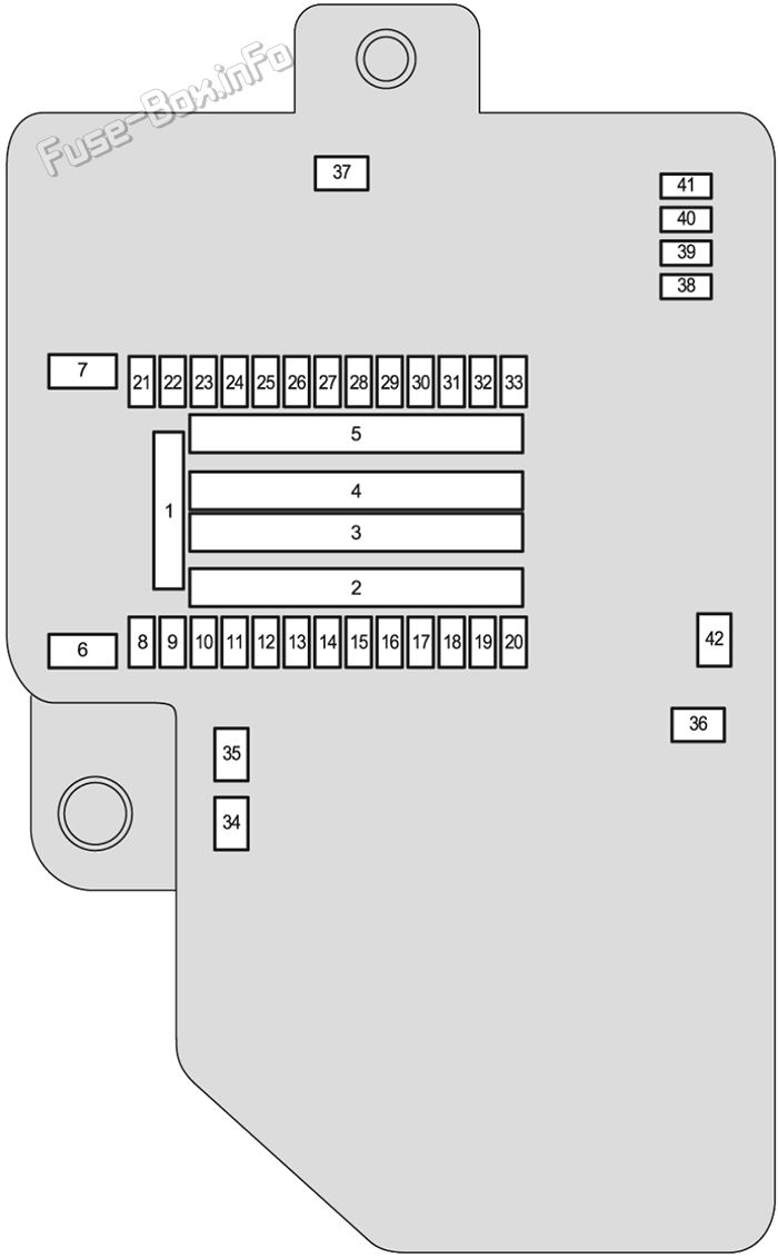 Under-hood fuse box diagram: Acura ADX (2025-2026)
