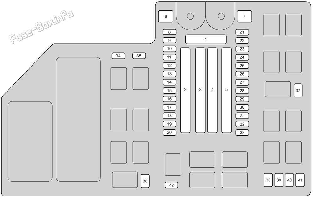 Under-hood fuse box diagram: Acura Integra (2023-2026)
