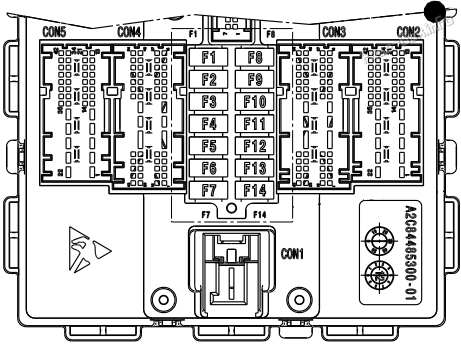 Схема блока Body Domain Controller: BMW 2-Series Active Tourer / Gran Tourer (F45/F46; 2015-2021)