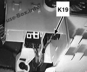 K19 — Реле компрессора кондиционера (03.1998-09.1998)
