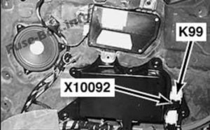 Расположение блоков предохранителей и реле BMW 3-й серии (E46; 1998-2006) - схема 13