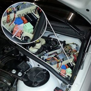 Расположение блоков предохранителей и реле BMW 3-й серии (E46; 1998-2006) - схема 17