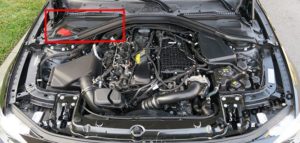 Расположение блоков предохранителей и реле BMW 3-й серии (F30 / F31 / F34; 2012-2018) - схема 1