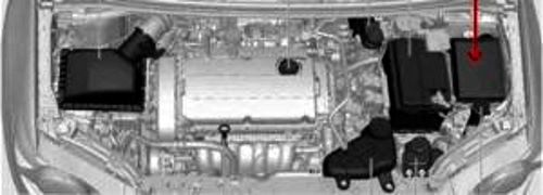 Расположение блоков предохранителей и реле Chevrolet Aveo (T300), 2011-2015 - схема 1