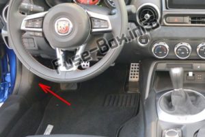 Расположение блоков предохранителей и реле Fiat 124 Spider 2016-2019 - схема 3
