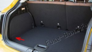 Расположение блоков предохранителей и реле Fiat 500X 2014-2019 - схема 4