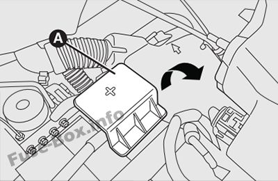 Расположение блоков предохранителей и реле Fiat Qubo и Fiorino 2008-2018 - схема 2