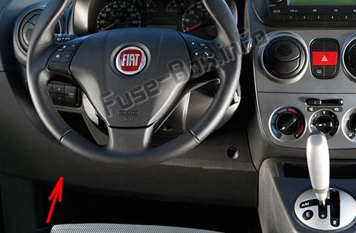 Расположение блоков предохранителей и реле Fiat Qubo и Fiorino 2008-2018 - схема 6