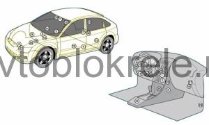 Расположение блоков предохранителей и реле Ford Focus 2 - схема 12 Расположение блоков предохранителей и реле Ford Focus 2 - схема 12