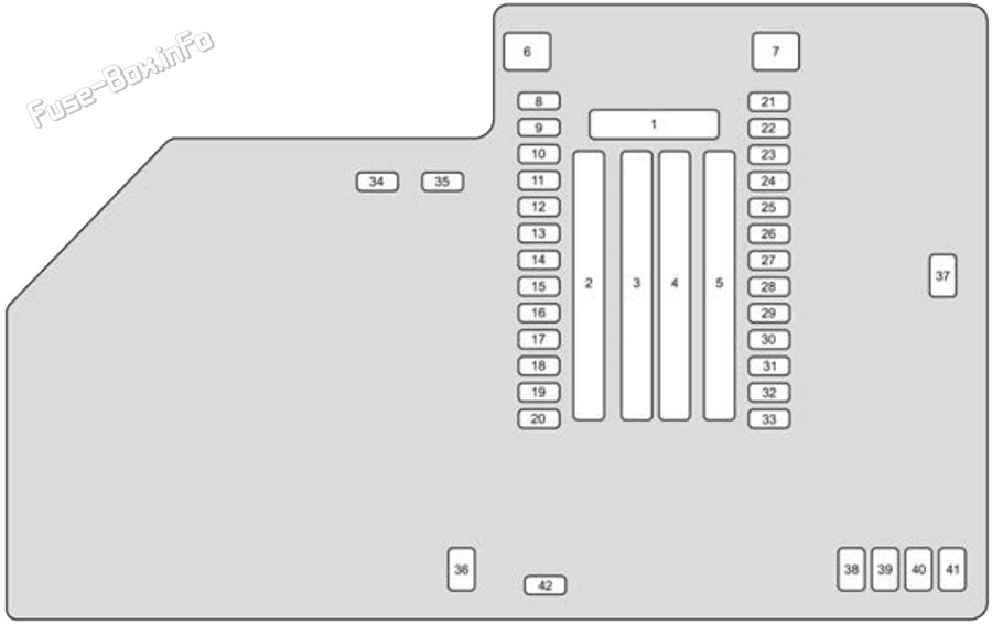 Under-hood fuse box diagram: Honda Civic (2022-2026)