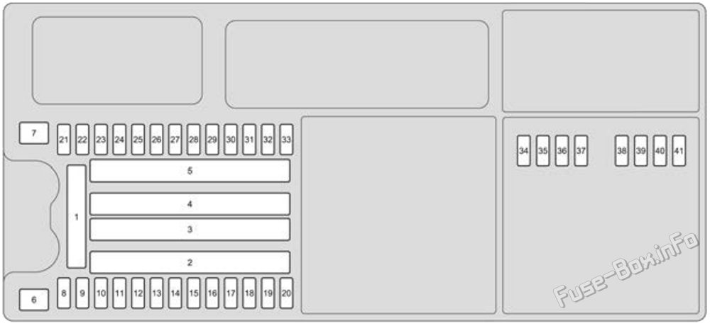 Under-hood fuse box diagram: Honda Passport (2026)