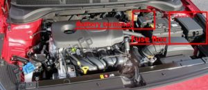 Расположение блоков предохранителей и реле Hyundai Accent HC 2018-2020 - схема 3