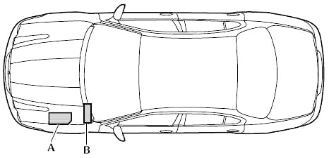 Расположение блоков предохранителей и реле Jaguar X-Type 2001-2003 - схема 1