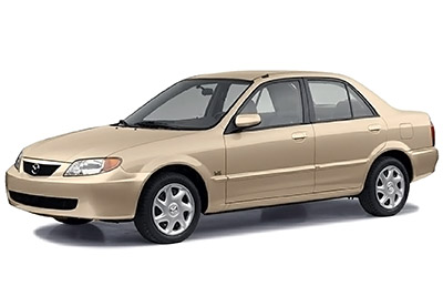 Расположение предохранителей Mazda Protege 2000-2003 гг.