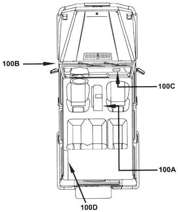 Расположение блоков предохранителей и реле Mercedes-Benz G-Class W463 1990-1997 - схема 1