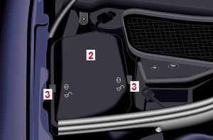 Расположение блоков предохранителей и реле Mercedes-Benz S-Class, CL-Class W220 C215 1998-2005 - схема 5