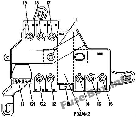 Блок предохранителей в салоне