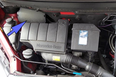 Расположение блоков предохранителей и реле Mercedes-Benz Vaneo W414 2001-2005 - схема 6