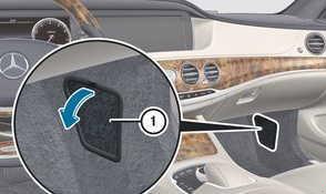 Расположение блоков предохранителей и реле Mercedes-Benz W222 C217 A217 2014-2018 - схема 5