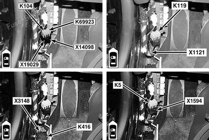 Additional Relays: MINI Cooper (2001, 2002, 2003, 2004, 2005, 2006, 2007, 2008)