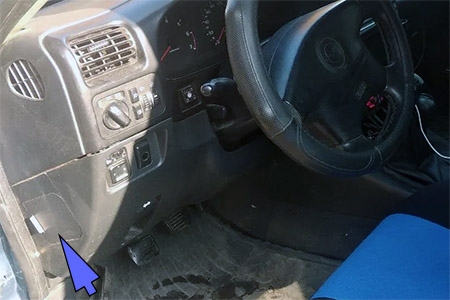 Расположение блоков предохранителей и реле Opel Frontera B (1998-2004) - схема 2