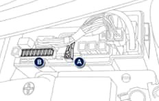 Расположение блоков предохранителей и реле Peugeot 107 и Citroen C1 - схема 7
