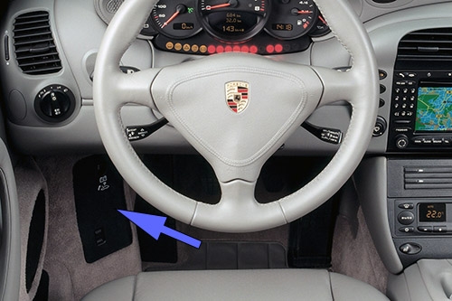 Расположение блоков предохранителей и реле Porsche 911 (996) 1997-2004 - схема 1