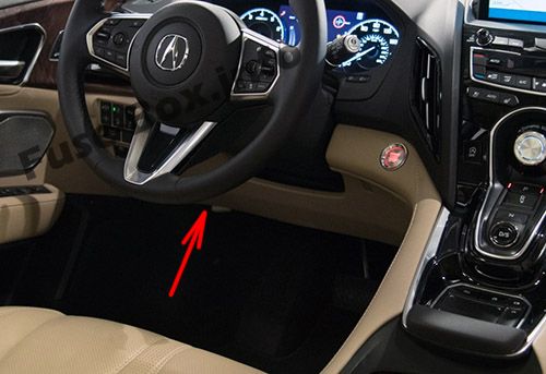 Расположение блоков предохранителей и реле Предохранители и реле Acura RDX 2019 - схема 5