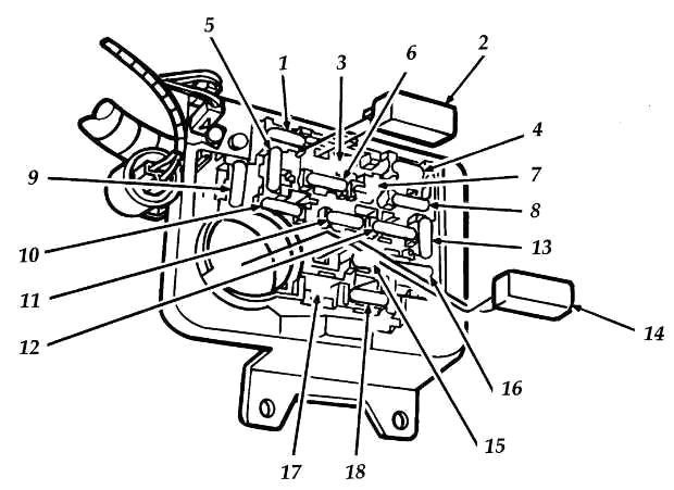 Расположение блоков предохранителей и реле Предохранители и реле Ford Aerostar (1992-1997) - схема 1