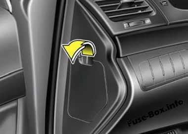 Расположение блоков предохранителей и реле Предохранители и реле Hyundai Sonata (NF; 2005-2010) - схема 1