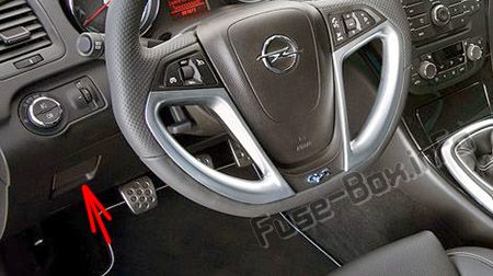 Расположение блоков предохранителей и реле Предохранители и реле Opel Insignia A (2009-2017) - схема 3