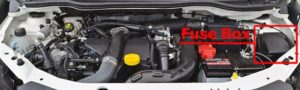 Расположение блоков предохранителей и реле Предохранители и реле Renault Captur (2013-2019 ..) - схема 1