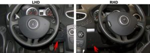 Расположение блоков предохранителей и реле Предохранители и реле Renault Clio III - схема 2