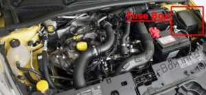 Расположение блоков предохранителей и реле Предохранители и реле Renault Clio IV - схема 1