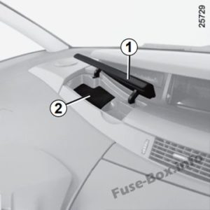 Расположение блоков предохранителей и реле Предохранители и реле Renault Espace IV (2003-2014) - схема 2