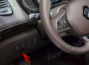 Расположение блоков предохранителей и реле Предохранители и реле Renault Fluence (2010-2018) - схема 2