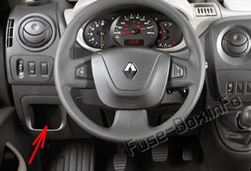 Расположение блоков предохранителей и реле Предохранители и реле Renault Master III (2010-2018) - схема 9