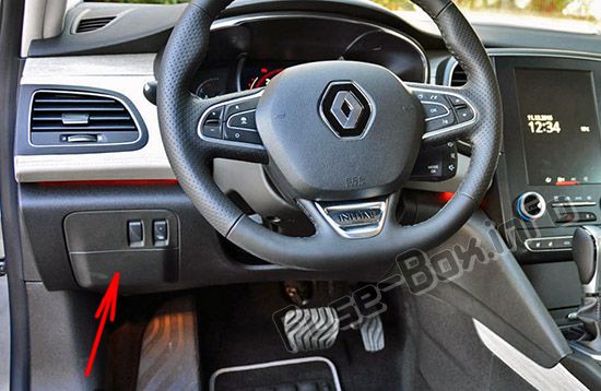 Расположение блоков предохранителей и реле Предохранители и реле Renault Talisman (2015-2019 ..) - схема 1