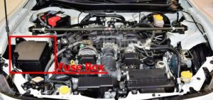 Расположение блоков предохранителей и реле Предохранители и реле Toyota 86 / GT86 (2012-2018) - схема 7