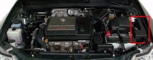 Расположение блоков предохранителей и реле Предохранители и реле Toyota Avalon (XX20; 2000-2004) - схема 3