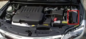 Расположение блоков предохранителей и реле Предохранители и реле Toyota Avalon (XX40; 2013-2018) - схема 3